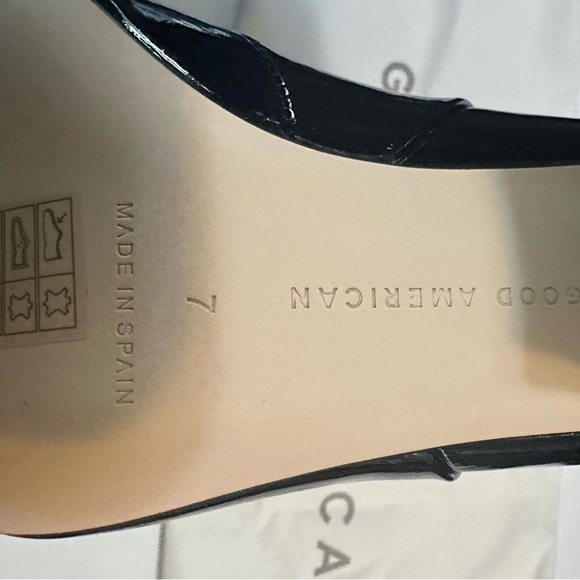 Good American Black Patent Leather
Boots Size 5.5 Square Toe. NEW IN BOX - Picture 11 of 13